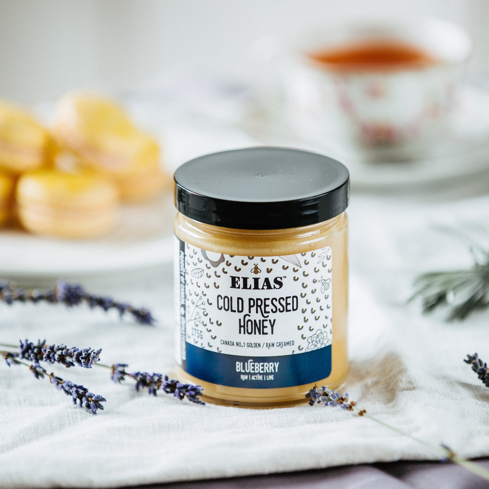 Blueberry Cold Pressed Elias Honey Jar