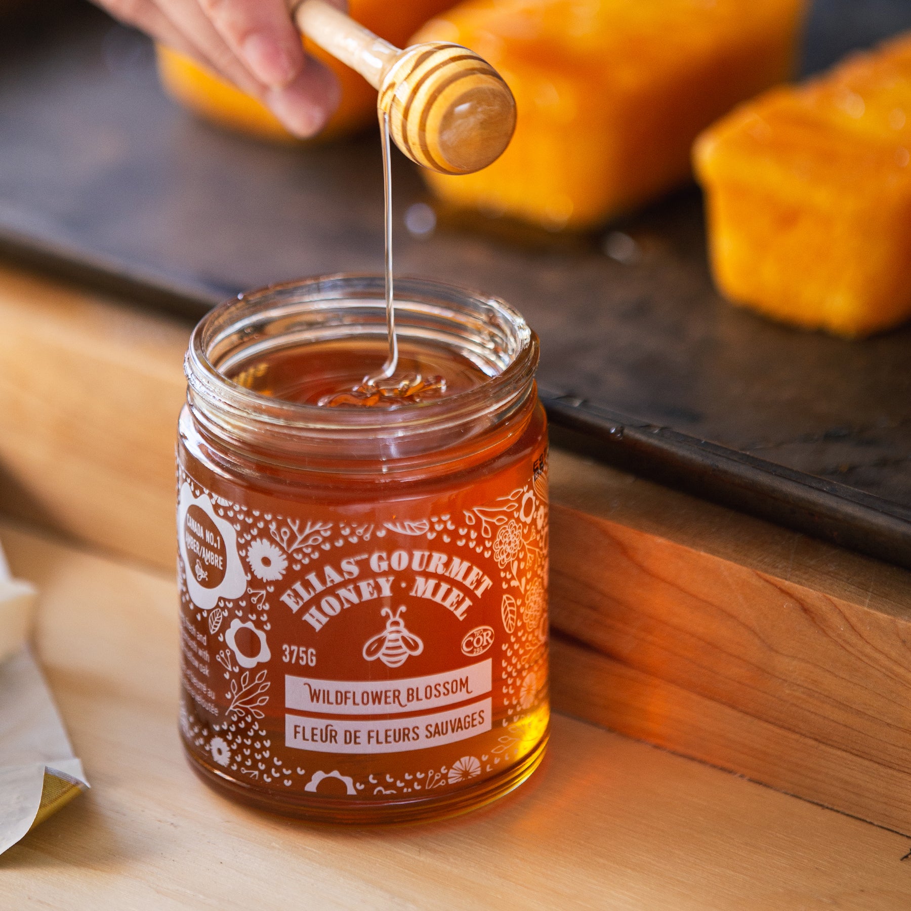 Honey stick in Elias Gourmet Wildflower Blossom Honey