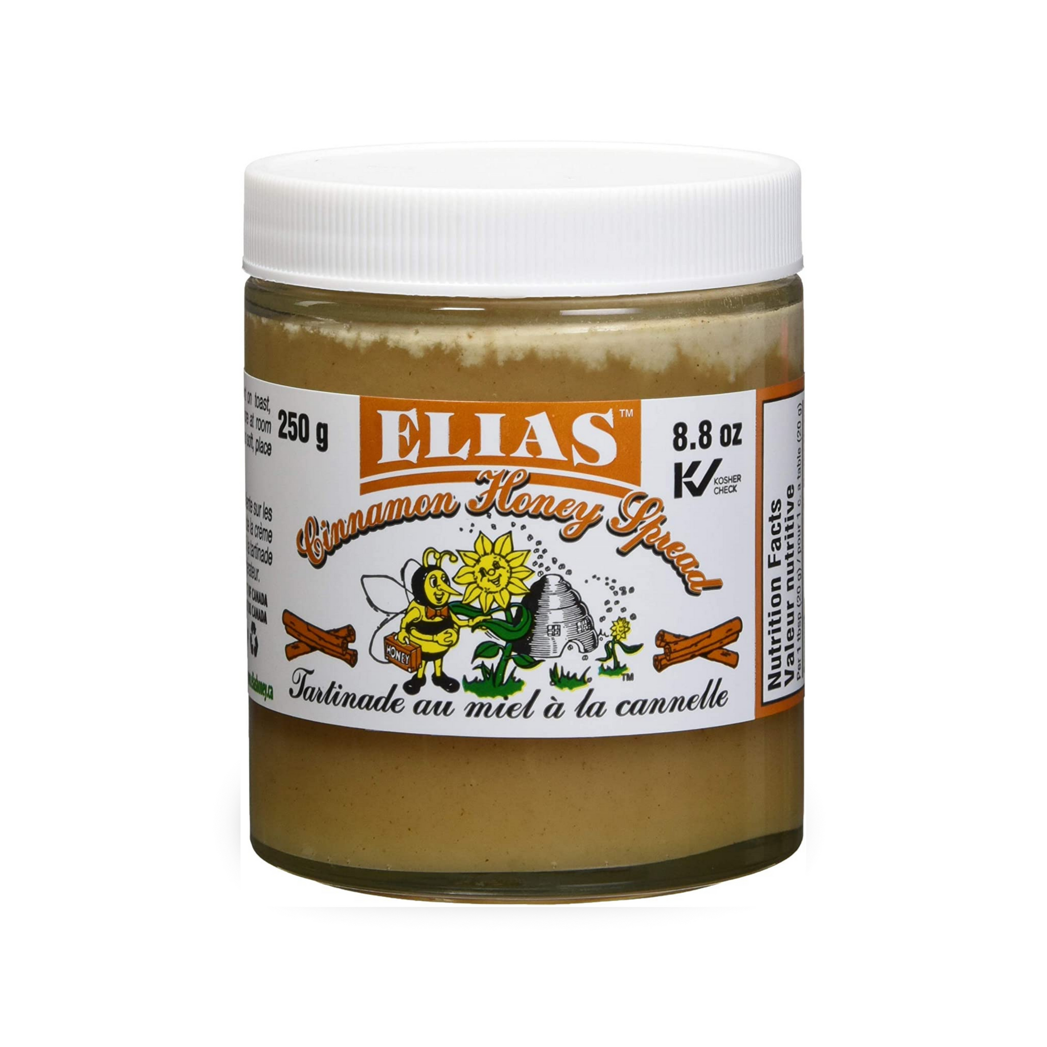 Elias Honey Cinnamon Honey Spread 250 gr jar