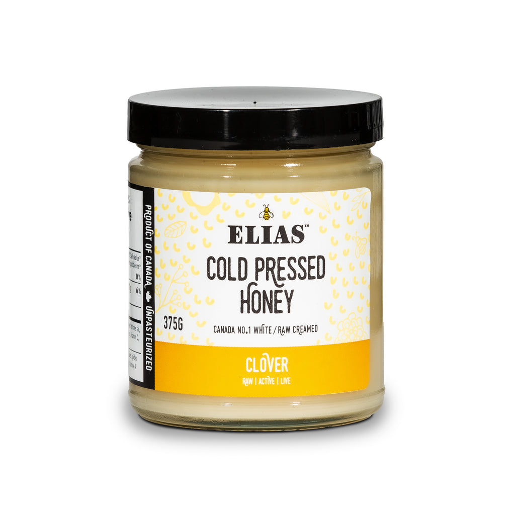 Buy Elias Canadian Cold Pressed Clover Honey in 375g Jar