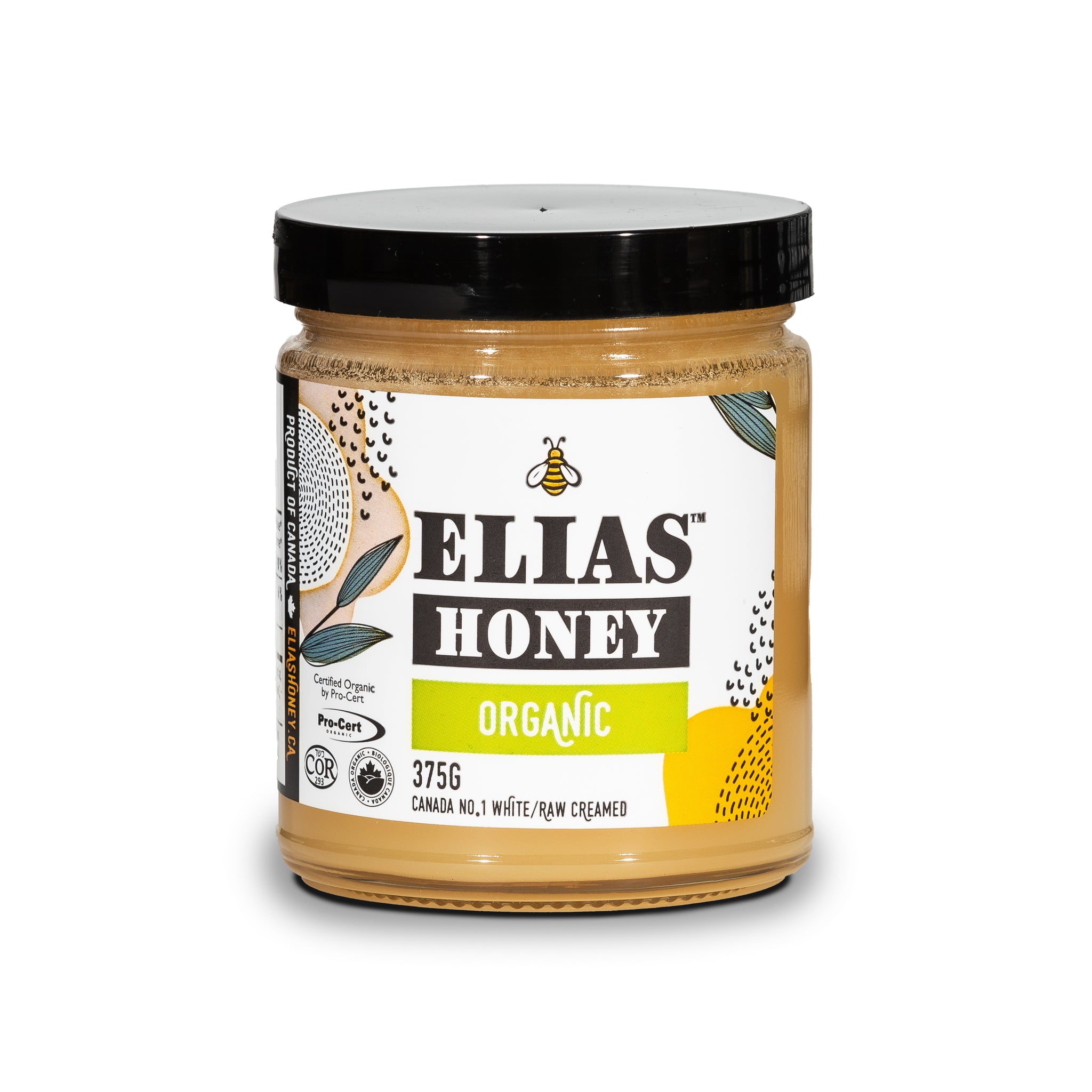 Buy Elias Organic Canadian Honey  in 375g Jar